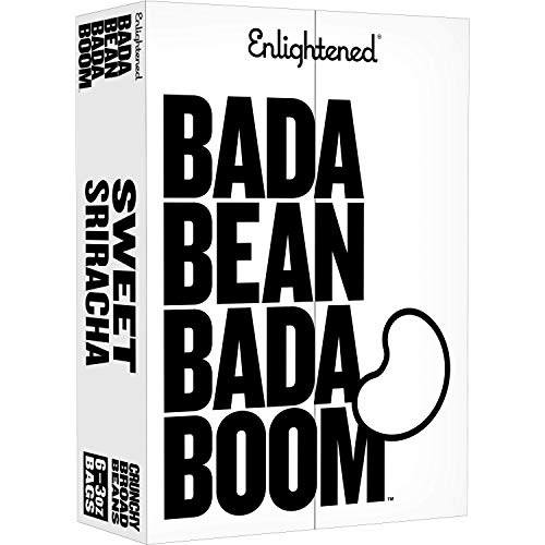 Bada Bean Bada Boom Plant-based Protein, Gluten Free, Vegan, Non-GMO, Soy Free, Kosher, Roasted Broad Fava Bean Snacks, Sriracha, 3 Ounce (6 Count)