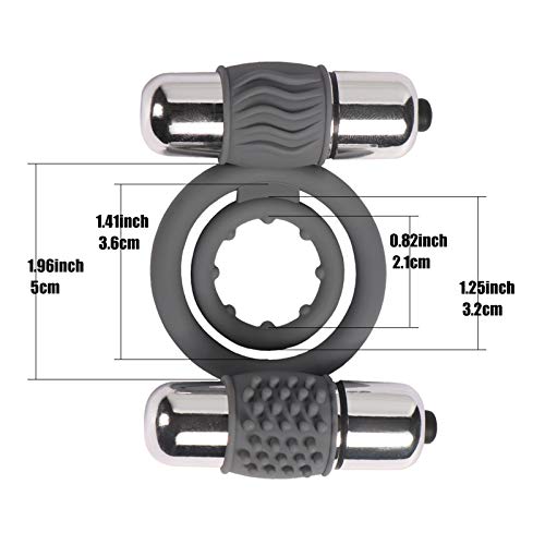 More Ring Bird Vibrating Cock Ring Silicone Dual Penis Ring Longer Harder Stronger Erection Sex Toy for Couple