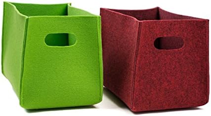 Dog toy storage box - VEGAN FRIENDLY, storage basket, storage bin,felt bin, kitchen storage, household storage
