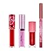 Lime Crime Limited Edition Best Of Lips Holiday Sets (Reds). Mini Velvetine, Diamond Crushers, Wet Cherry Gloss, and Velvetines Liner (Set of 4)