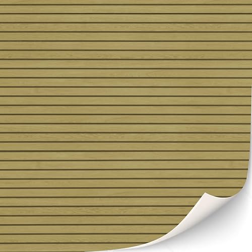 3 Sheets Self-Adhesive Wall Cladding for Dollhouse 1:12 Scale (Wood Peneele Light fir)
