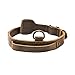 Thick Leather Dog Collar for Medium - Large Size Dogs (21 to 26 Inches) Handmade by Hide & Drink :: Bourbon Brown