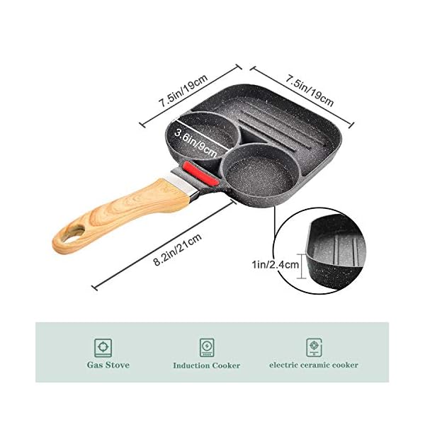 Egg-Frying-Pan-Breakfast-Pancake-Pan-Egg-Pan-with-2-Hole-Non-Stick-Fried-Egg-Burger-Pan-Universally-Applicable-to-All-Cookware QLZWNL Egg Frying Pan, Breakfast Pancake Pan Egg Pan with 2 Hole, Non-Stick Fried Egg Burger Pan, Universally Applicable…