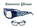 Holiday Specs Plastic 3D GLASSES- Holographic glasses, Look through Glasses at your Holiday Lights and see Snowmen Appear before your Eyes!thumb 3