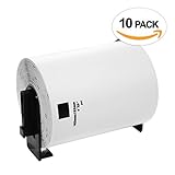 10 rolls of Brother DK-1241 Compatible 4