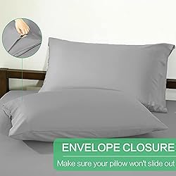 LIANLAM 100% Bamboo Sheets - Queen Size Sheets Set