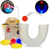 pindaloo Skill Toy +2 Led Light Up Balls. Challenged and Excited Gift for Teens and Kids. Lots of Fun, for Indoor and Outdoor Play. Bonus American Flag Face Mask
