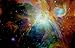 New Horizon Aviation, LLC Black Light Reactive Orion Nebula Outer Space Poster
