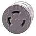 AC WORKS [EV515L630] EVSE Upgrade Electric Vehicle Charging Adapter 15Amp Household Plug to L6-30R Female Connector