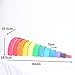 Aoile 12PCS/Set Children Wooden Nesting Puzzle Building Blocks Rainbow Stacker Educational Toy