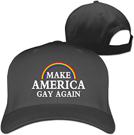 Make America Gay Again Funny Adjustable Fitted Hats Baseball Hats