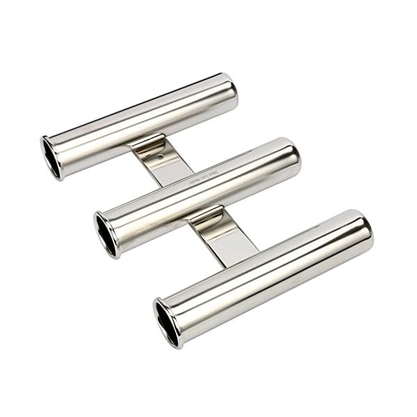 Amarine-made-3-Fishing-Rod-Rack-Mirror-Finish-Stainless-Steel-316-Stainless-3-Rod-Rack