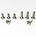 Prime Ave Standard + Extended Length Stainless Steel License Plate Screws ~ Compatible/Replacement for BMW & Mini (Pack of 16)
