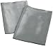 Aiking Home 2 Pieces of Colorful Shiny Satin Queen Size Pillow Cases, Charcoal