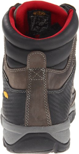 KEEN Utility Men's Tucson Mid Work Boot,Magnet/Chili Pepper, 11.5 D US - Thumbnail 2