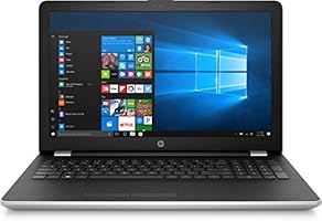 HP Notebook 15-bw043ns - Ordenador portátil de 15.6" HD (AMD Quad-Core A10-9620P, 8 GB de RAM, HDD de 1 TB, AMD Radeon 530 Graphics, Windows 10 ); Plateado - teclado QWERTY Español