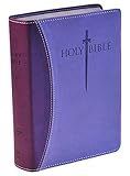 KJV Sword Study Bible Giant Print Dark Purple Light Purple Ultrasoft