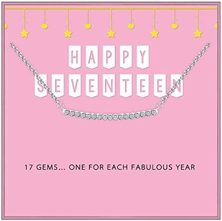 Solinfor 17th Birthday Gifts For Girls Sterling Silver Necklace 17 Beads For 17 Year Old Girl Jewelry Gift Idea For Her Buy Online At Best Price In Uae Amazon Ae