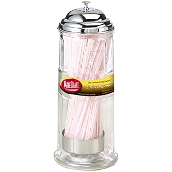 TableCraft Straw Dispenser, Includes Straws