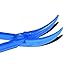5-Pack Betor MRI Safe Full Plastic Disposable Hemostat Forceps Non-Ferrous Curved 6.3 inch