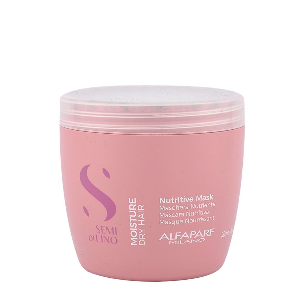 ALFAPARF SEMI DI LINO MOISTURE Dry Hair Nutritive Low SULFATE-FREE MASK 500ML