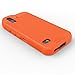 Wireless PROTECH Case Compatible with CAT S61. Slim Flexible Rugged Case with Drop Protection (Orange)
