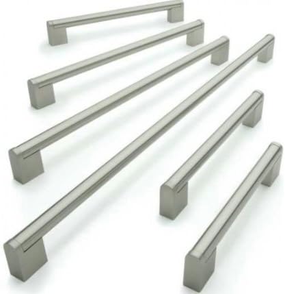 Tirador de acero inoxidable cepillado para armarios y cajones de cocina