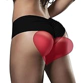 HYTENSUN Women's Cheeky Bikini Bottoms Sexy High Waisted Ruched Brazilian Cut Swim Bottoms