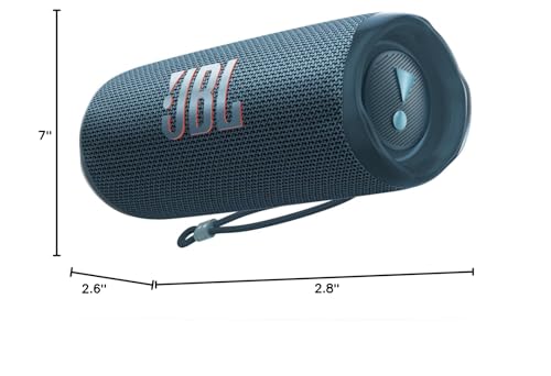 JBL Flip 6 - Portable Bluetooth Speaker, powerful sound and deep bass, IPX7 waterproof, 12 hours of playtime, JBL PartyBoost for multiple speaker pairing for home, outdoor and travel (Blue) - Image 10