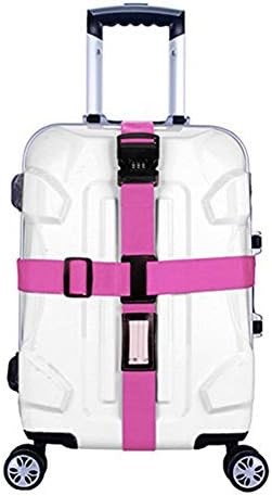 Zaptex Nylon Luggage Strap with Lock Travel Suitcase Belts