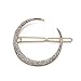 Numblartd Vintage Rhinestone Moon Snowflake Star Hair Clip Bobby Pins - Women Lady Alloy Barrettes Hairpin Side Clip Hair Accessories