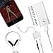 Lightning Jack Headphone Adaptor Charger for 8/8 Plus iPhone 7/7 Plus/iPhone X 10/iPad/iPod Earphone Adapter Headphone Aux Audio & Charge Adaptor,Connector Lightning Cable Support iOS 11 System