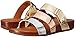 FitFlop Women's Gladdie Slide Gladiator Sandal, Precious Metals, 8 M US