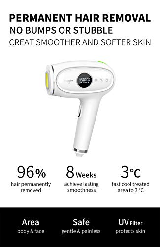 BoSidin Permanent Hair Removal Device, Painless Epilady for Women & Men - Body and Face