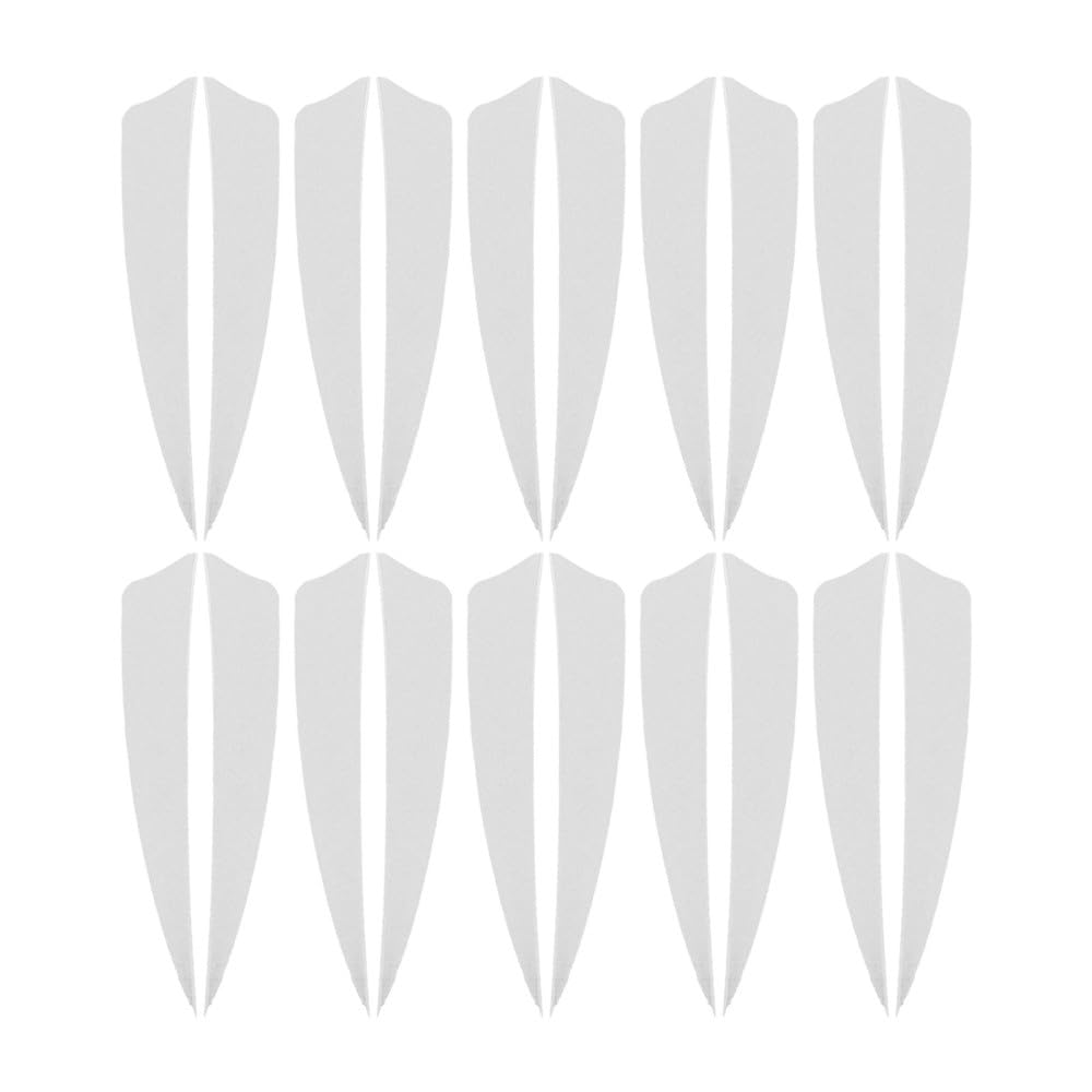 DONGKER Archery Fletchings,20pcs 4" Arrows Turkey Feather Fletching Vanes for DIY Archery Hunting,Target,Shooting