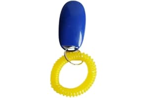 Whistle Multiple Colors Pet Supplies Professional Pet Tranining Clicker Dog Training Tools Plastic(Blue)