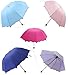 Dome Parasol Sun-rain Umbrella,triple Folding Ruffled Anti-uv Parasol (light blue)