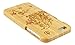 SunSmart Unique Handmade Genuine Natural Wood Wooden Hard bamboo Case Cover for iPhone 6 4.7''(plain sailing)
