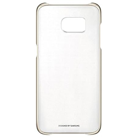 Samsung Clear Cover Hülle für Galaxy S7 edge, transparent with Metallic Corners