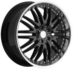 Menzari Z04 M-Sport 18x8.5 Gloss Black and Machined Wheel 5x115mm Bolt Pattern / +35mm Offset / 74.1mm Hub Bore