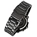 Mens Quartz Watch Stainless Steel Strap Army Auto Date Calendar Wristwatch Black