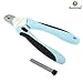 SunGrow No Pain Dog Nail Clipper - Safety Switch Lock to Prevent Over Cut - 5-Minutes to Professional Grooming - Razor Sharp Blade for Clean Cut (Dog Nail Trimmer)