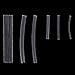 Accessbuy White Clear Heat Shrink Tubing Tube Cable Wrab Sleeve Kit with Storage Case