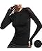 UDIY Women's Mesh Workout Long Sleeve T-Shirt with Thumb Hole
