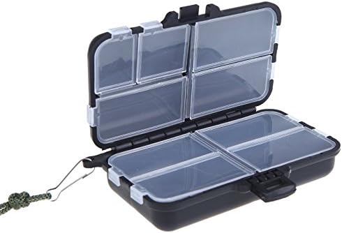 Fishing Accessory Fishing Tackle Box Fly Fishing Box Spinner Bait Minnow Popper 9 Compartments Fishing Accessories