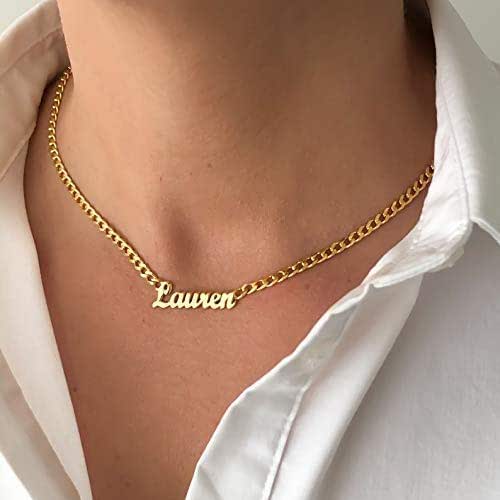 Amazon.com: Name Necklace Personalized 