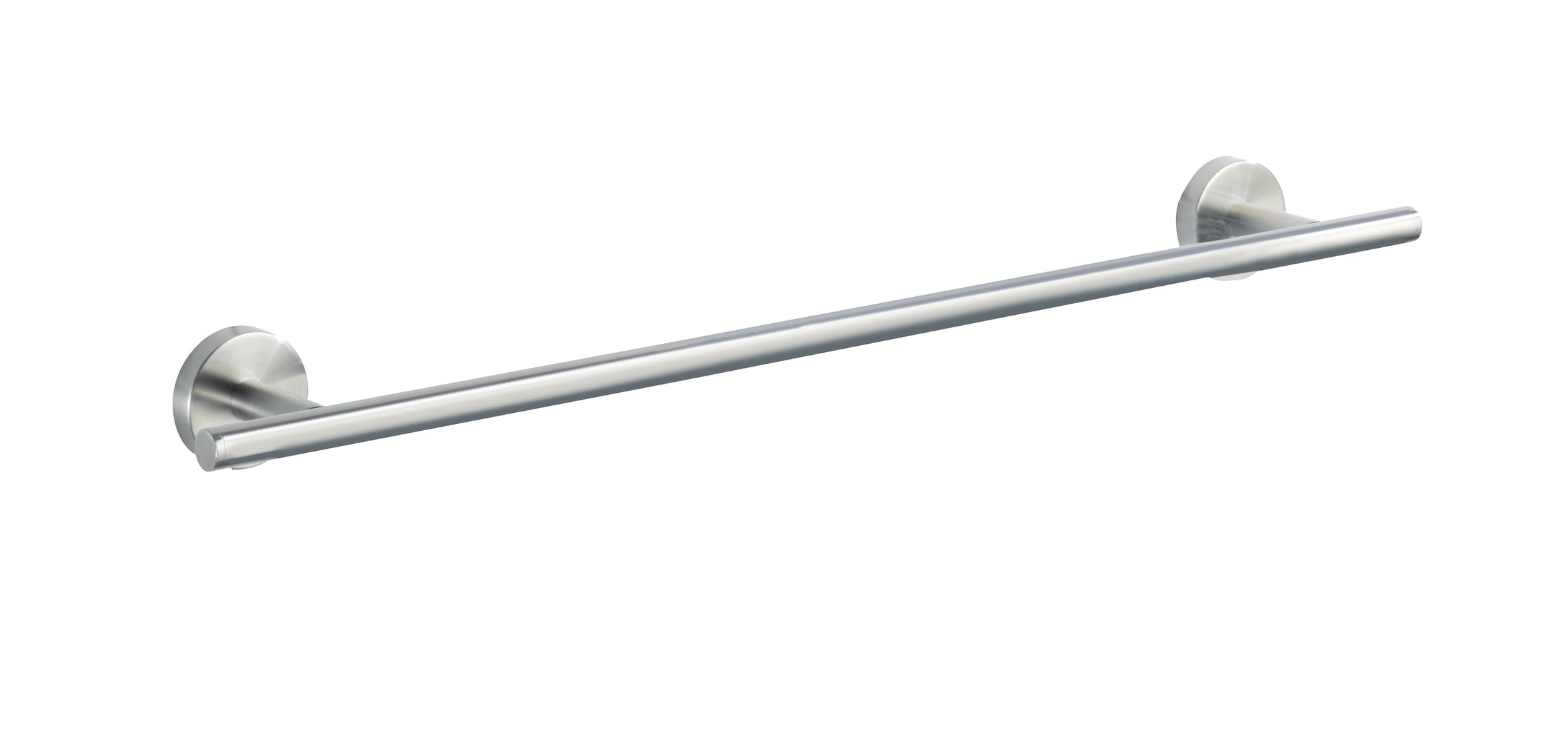 WENKO 19622100 Towel rail Uno Bosio Matt rustproof stainless steel, Metal Stainless steel, 60 x 5.5 x 7 cm โ image 1