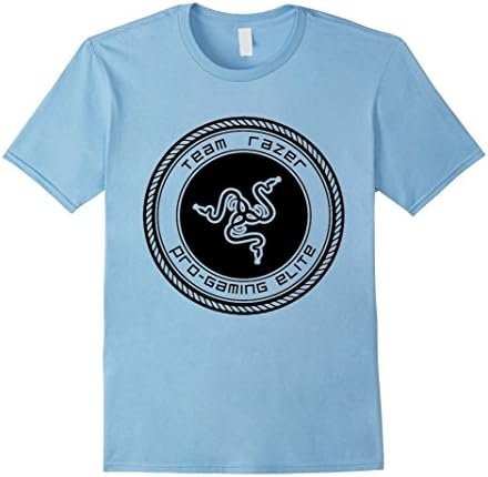 Men's Razer Logo White Esports T Shirt men kid women 2017 Small Baby Blue