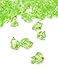 DomeStar Green Fake Crushed Ice Rocks, 150 PCS Fake Diamonds Plastic Ice Cubes Acrylic Clear Ice Rock Diamond Crystals Fake Ice Cubes Gems for Home Decoration Wedding Display Vase Fillers