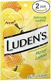Luden's Throat Drops Honey Lemon - 25 ct, Pack of 2